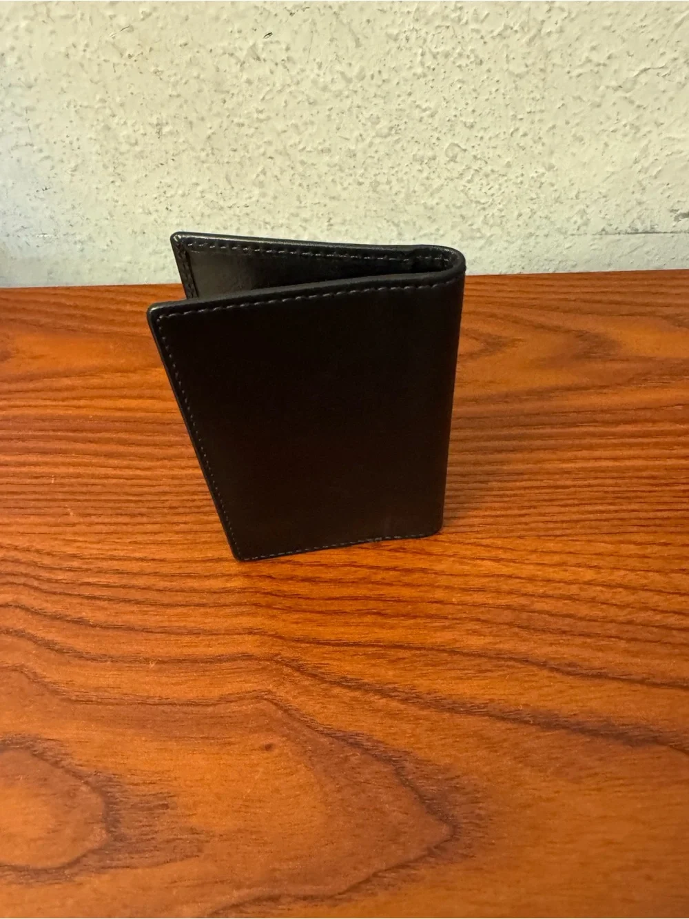 Coach Black Leather Card & Key Holder